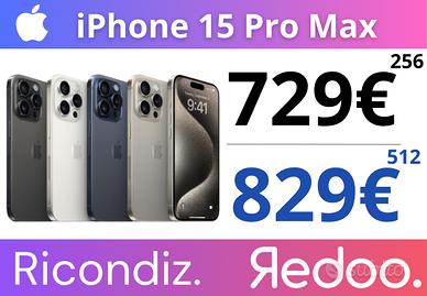 iPhone 15 Pro Max Ritiro usato Garanzia 2 Anni