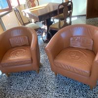 Poltrone in pelle (in coppia)