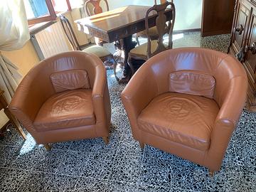 Poltrone in pelle (in coppia)