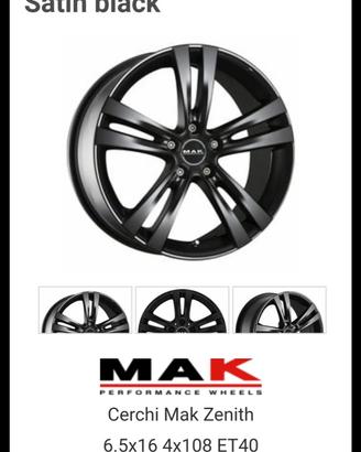 cerchi mak Zenith con gomme termiche invernali 