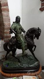 scultura in bronzo barye fils 