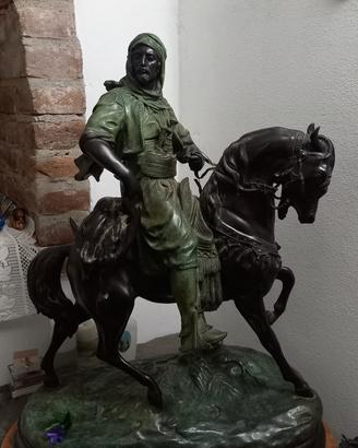 scultura in bronzo barye fils 