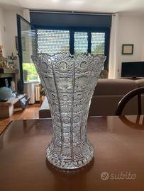 Vaso in cristallo boemia