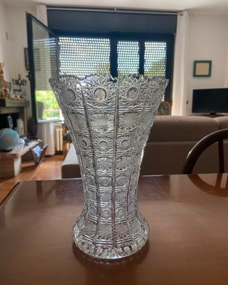 Vaso in cristallo boemia