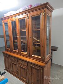credenza in legno di pino