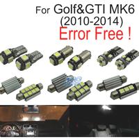 KIT 14 LAMPADE LED INTERNE PER VOLKSWAGEN VW GOLF 