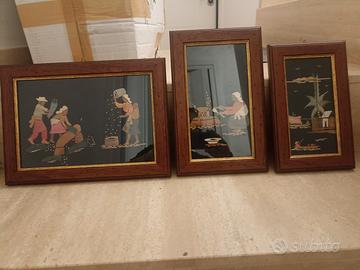 Quadri in sfoglia di bambù 