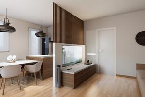 Trivano con Terrazza, Cortile e Posto Auto