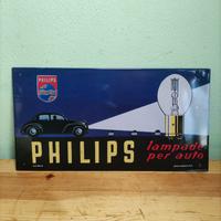 Insegna Metallica Philips Lampade per Auto