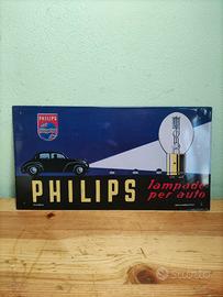 Insegna Metallica Philips Lampade per Auto