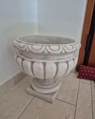 vaso cemento gesso