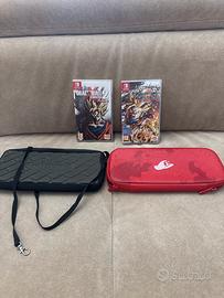 Giochi dragonball e cover nintendo switch