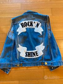 Gilet smanicato jeans donna