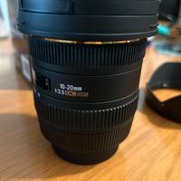Sigma 10-20 3.5 per Nikon