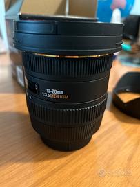 Sigma 10-20 3.5 per Nikon