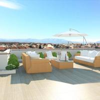 Attico arredato con grande terrazzo panoramico