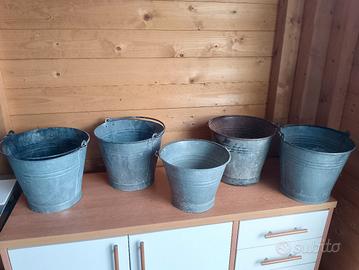 secchi zincati per latte anni 60