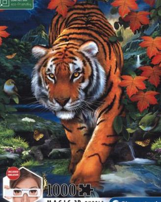 puzzle 1000 pezzi con occhiali 3D