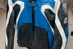 Giacca Moto in Pelle Arlen Ness Racing