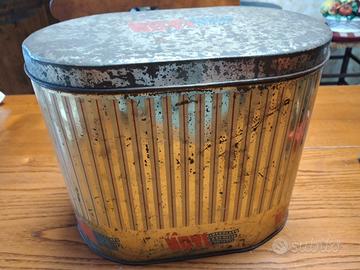 N.2 SCATOLE LATTA PUBLICITARIE