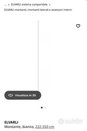 Sistema componibile cabina armadio IKEA ELVARLI