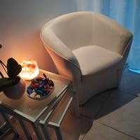 Poltroncina in ecopelle 