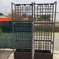 Fioriera con griglia