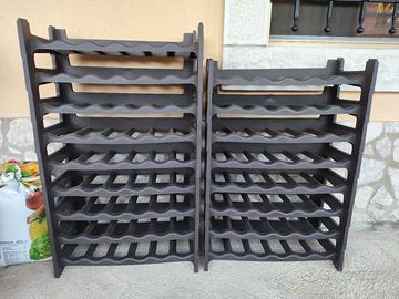 Portabottiglie in plastica / set cantinetta 
