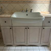 Lavabo con Moblie Legno