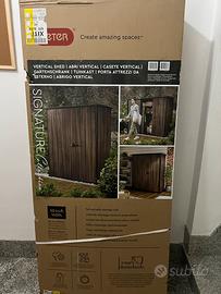 Keter Porta Attrezzi Giardino1400L Nuovo Sigillato