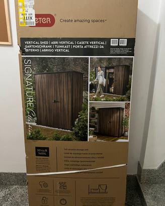 Keter Porta Attrezzi Giardino1400L Nuovo Sigillato