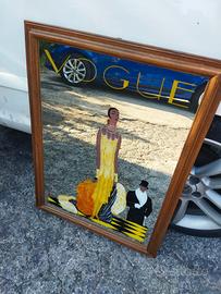 Specchio vintage "Vogue" Art Déco – Stile anni '20