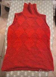 Maglione smanicato