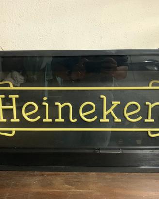 Insegna lampada led Heineken