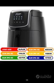 Midea Air Fryer Airfryer Friggitrice ad aria