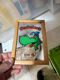Specchietto pubblicitario prezzemolo gardaland vtg