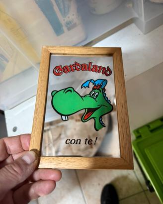 Specchietto pubblicitario prezzemolo gardaland vtg