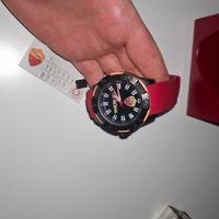 orologio e collana AS ROMA