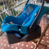 Ovetto seggiolino auto neonato con base