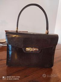 Borsa donna vintage lucertola