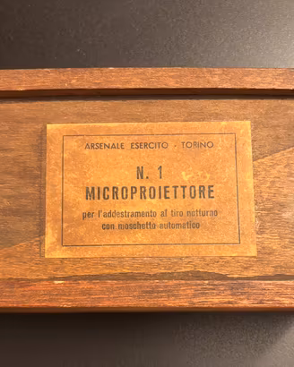 Microproiettore militare vintage