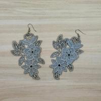 Orecchini in pizzo ricamati