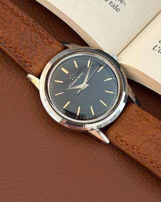 Orologio vintage anni '60 Eterna Matic black gilt