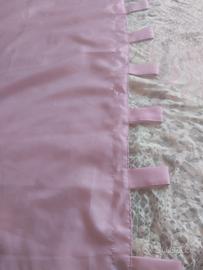 doppia tenda per camera da letto rosa