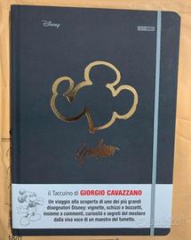 Taccuino di Cavazzano firmato a mano dall’autore