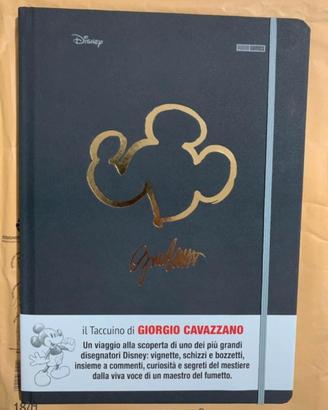 Taccuino di Cavazzano firmato a mano dall’autore
