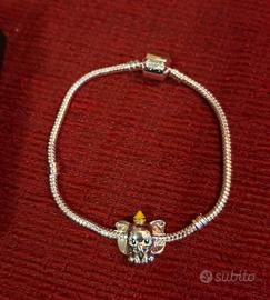 Bracciale e charm argento