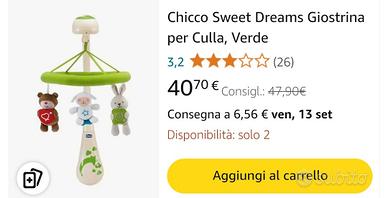 Chicco sweet dreams giostrina per culla
