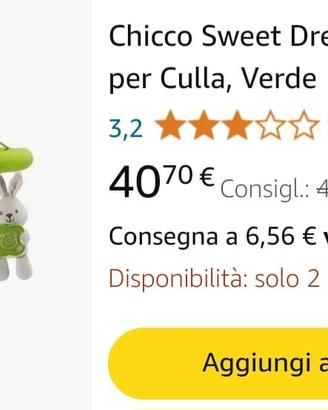 Chicco sweet dreams giostrina per culla