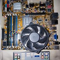 CPU Intel Q6600-Scheda madre Asus Benicia-RAM 3GB